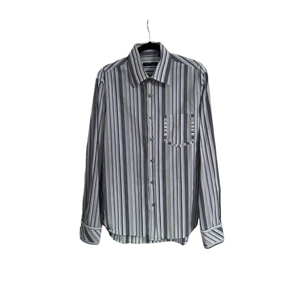Kenneth Cole Long Sleeve Casual Shirt-Large - Picture 1 of 9
